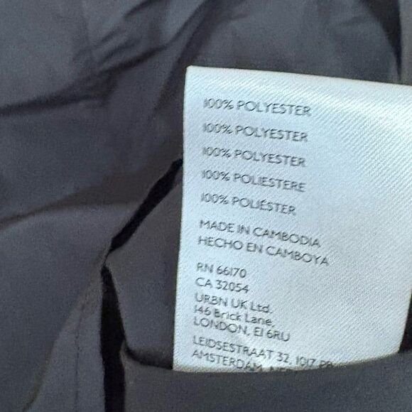 Kimchi Blue Black Monet Mini Dress Size Large - Picture 8 of 9